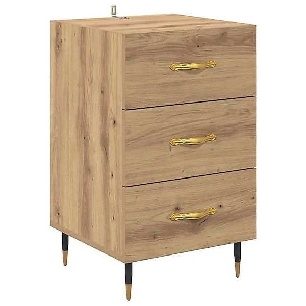 vidaXL Nachttisch Artisan-Eiche 40 x 40 x 66 cm Holzwerkstoff 882099 günstig online kaufen