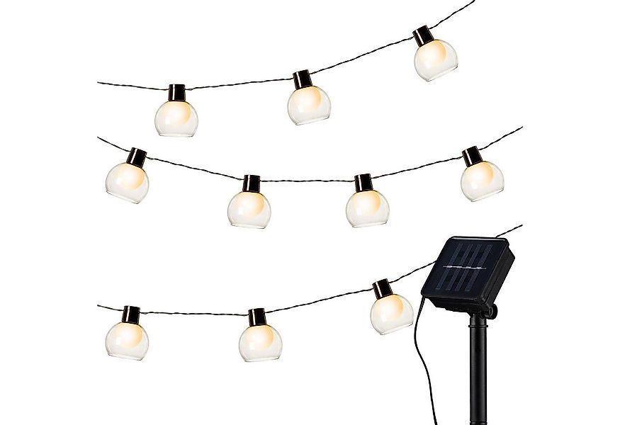 IC Gardenworld LED-Lichterkette Solar Lichterkette für außen mit Smokey Rau günstig online kaufen