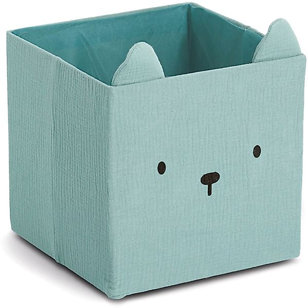 Zeller Present Aufbewahrungsbox ""Bär", Musselin" Tiermotiv, kinderfreundli günstig online kaufen