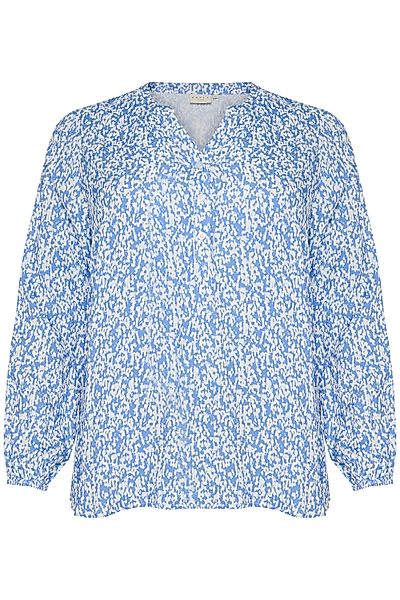 KAFFE Curve Langarmbluse Langarm-Bluse KCmahlena Große günstig online kaufen