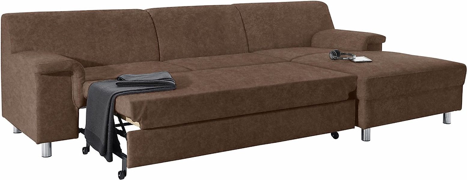 INOSIGN Ecksofa »Jamie, modern und elegant, Fußhöhe 9cm, L-Form,« wahlweise günstig online kaufen