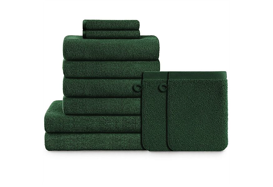 Blumtal Handtuch Set Blumtal 10 Teilig - Handtücher Set 100% Baumwolle, wei günstig online kaufen