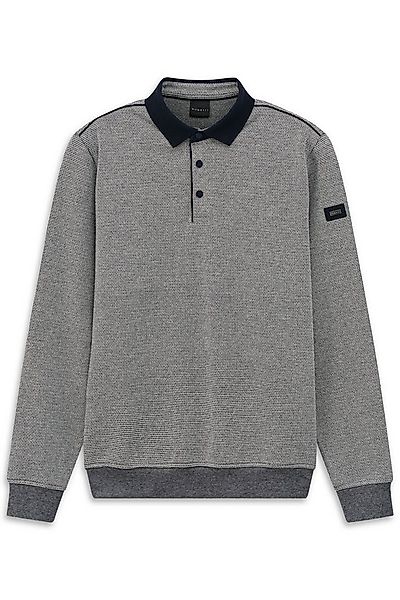 bugatti Polokragenpullover Modern Fit mit Druckknöpfen günstig online kaufen