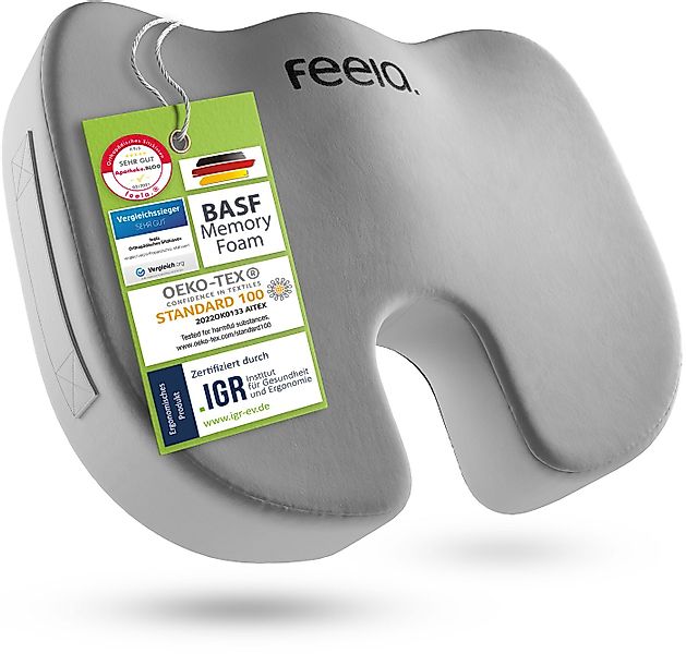 feela Sitzkissen Orthopädisches Kissen – Ergonomisch, 3 Härtegrade bei Rück günstig online kaufen