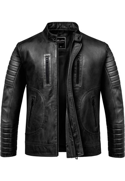 Amaci&Sons Lederjacke EUCLID Lederjacke Echtleder Herren günstig online kaufen