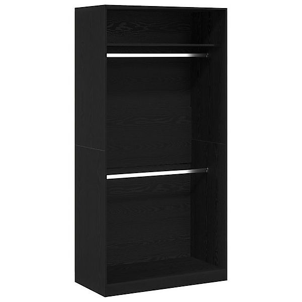 vidaXL Kleiderschrank Schwarzer Eichenkleiderschrank - 100x50x200 cm (1-St) günstig online kaufen