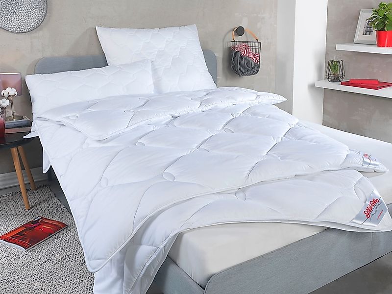 Schlaf-Gut Kunstfaserbettdecke "TENCEL™" 4-Jahreszeiten Füllung TencelLyoce günstig online kaufen