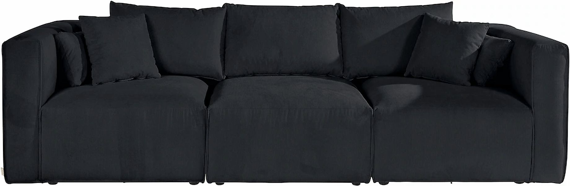 Home affaire 3-Sitzer "Comfine", zusammengesetzt aus Modulen, in 3 Bezugsqu günstig online kaufen
