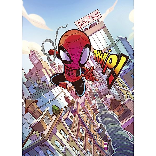Komar Wandbild Marvel Spider-Man THWIP 50 cm x 70 cm Bunt günstig online kaufen