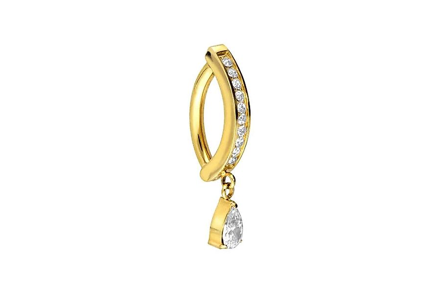 PIERCINGLINE Piercing-Set Titan Bauchnabelclicker BOGEN + günstig online kaufen