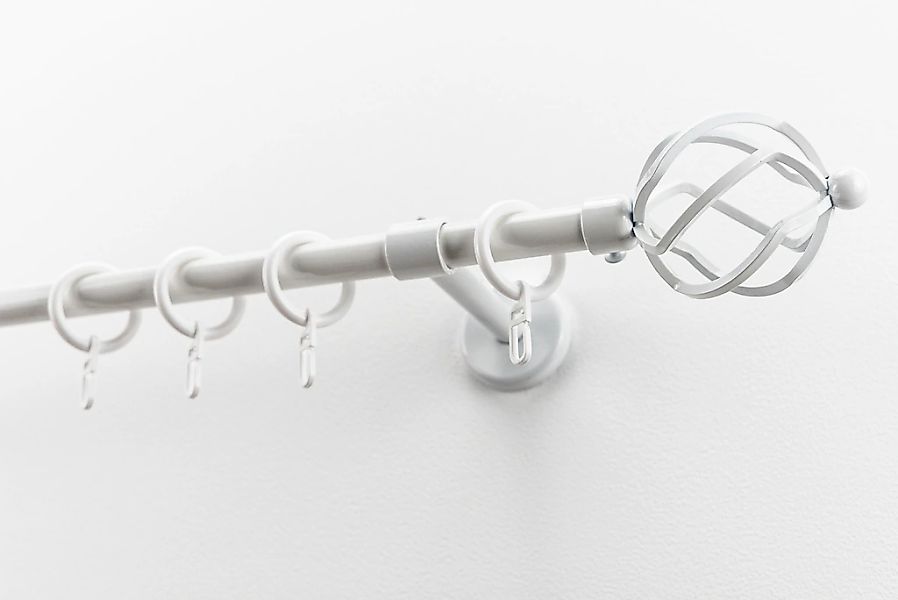 GARESA Gardinenstange "RUSTIKA" Ø 16 mm 1 läufig-läufig Wunschmaßlänge rust günstig online kaufen