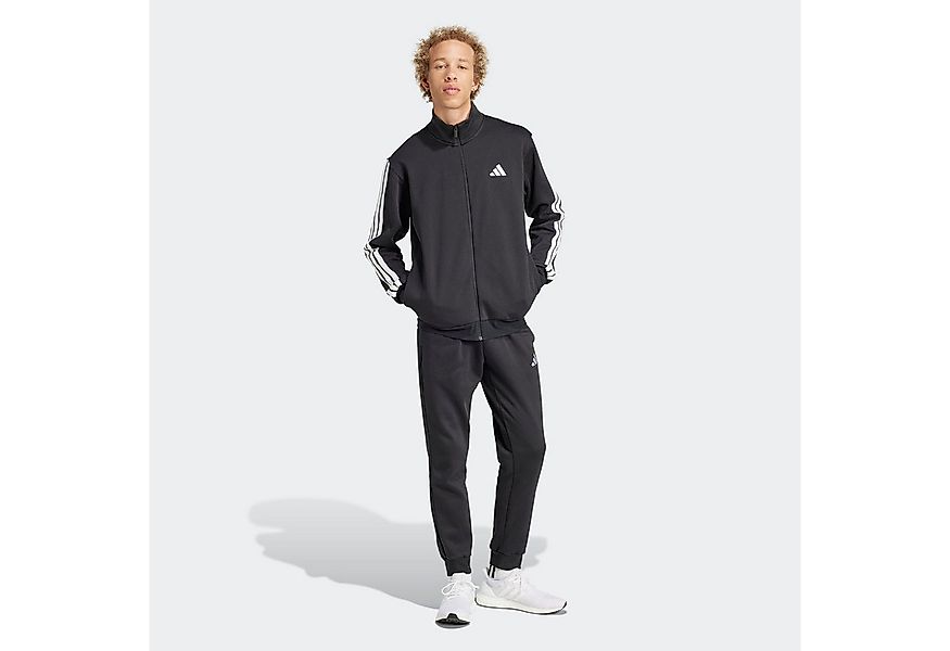 adidas Sportswear Trainingsanzug 3-STREIFEN FLEECE (2-tlg) günstig online kaufen