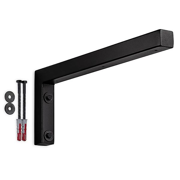 SOTECH Wandkonsole L-Winkel WK400 400 x 150 x 30 mm Schwarz Matt günstig online kaufen