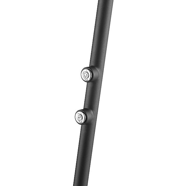 LED-Stehlampe Glow-Sphere, Höhe 146 cm, schwarz, Metall günstig online kaufen