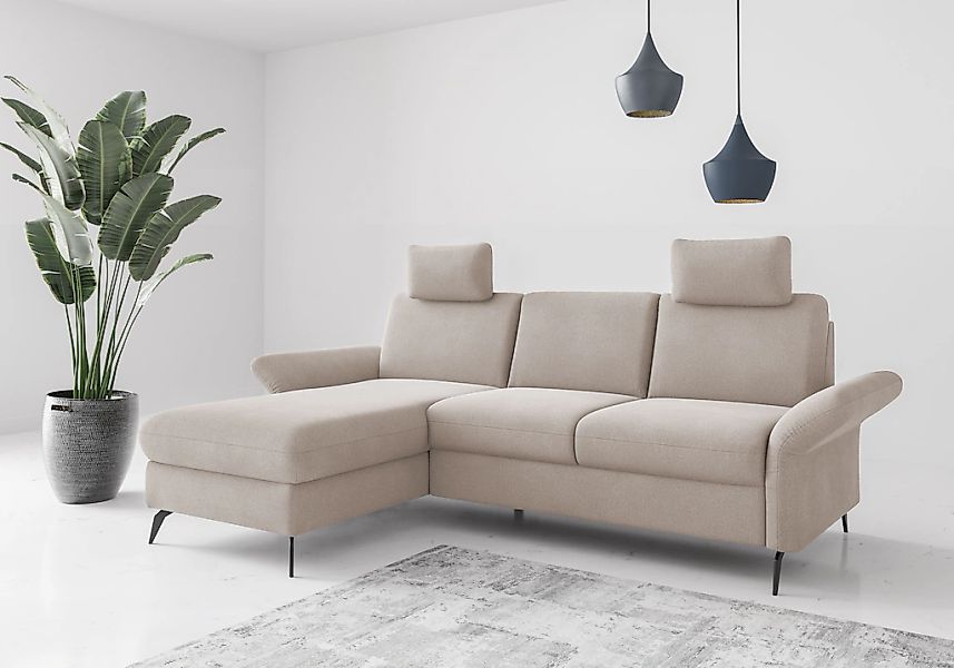 Home affaire Ecksofa "Rochelle" wahlweise mit Bettfunktion, Bettkasten und günstig online kaufen