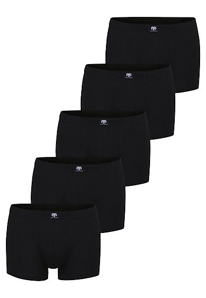 CECEBA Boxershorts CECEBA Herren Short-Pants schwarz uni 5er Pack (5-St) günstig online kaufen