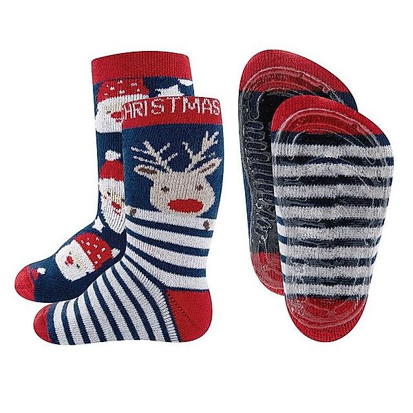 Ewers ABS-Socken Stoppersocken Weihnachten (2-Paar) günstig online kaufen