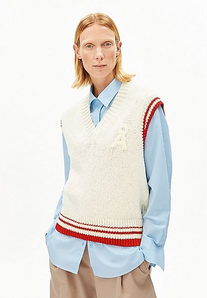 Armedangels Stricktop ICONIC Å COLLEGE Pullunder aus Bio-Baumwoll-Mix günstig online kaufen