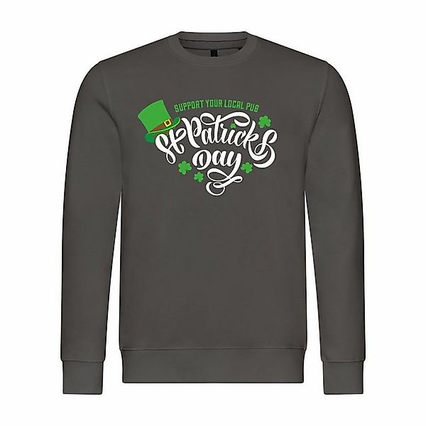 deinshirt Rundhalspullover Herren Pullover St Patricks Day Mit Print Motiv, günstig online kaufen