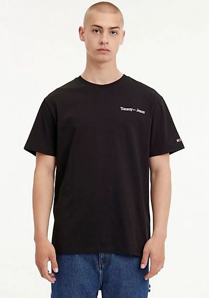 Tommy Jeans T-Shirt TJM CLSC LINEAR CHEST TEE mit Rundhalsausschnitt günstig online kaufen