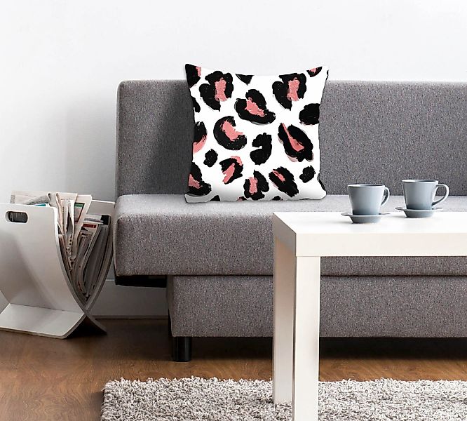 queence Dekokissen "Sonja" mit Animalprint im Leo-Design, Kissenhülle ohne günstig online kaufen