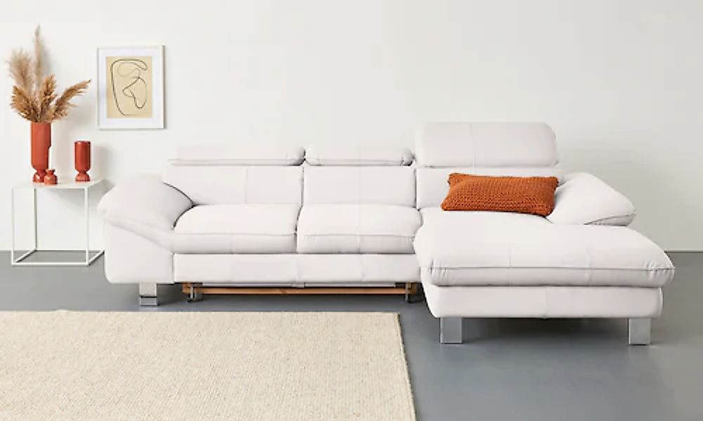 COTTA Ecksofa »Driver L-Form« mit Kopfteilverstellung, wahlweise mit Bettfu günstig online kaufen