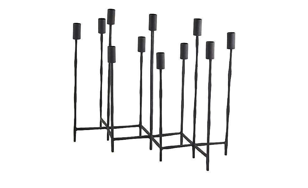 Kerzenleuchter - schwarz - Metall - 16 cm - 45 cm - Sconto günstig online kaufen
