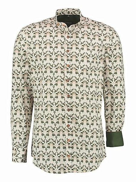 Gipfelstürmer Trachtenhemd Hemd Stehkragen 420000-4147-57 dunkelgrün (Slim günstig online kaufen