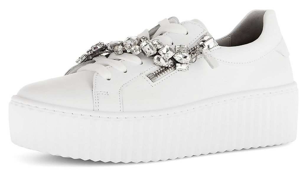 Gabor Plateausneaker, Freizeitschuh, Halbschuh, Schnürer in auffälliger Opt günstig online kaufen