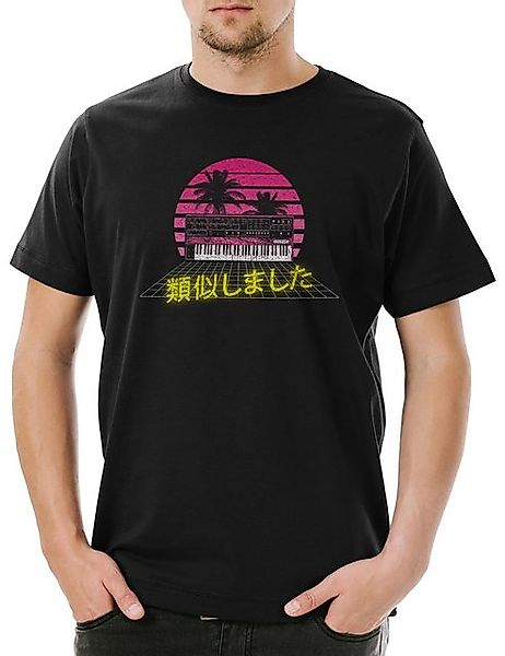 Urban Backwoods Print-Shirt Analog Synthesizer Herren T-Shirt Electro Techn günstig online kaufen