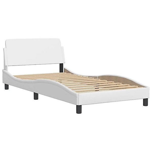 vidaXL Bett Bettgestell "Dover" Weiß 100x200 günstig online kaufen