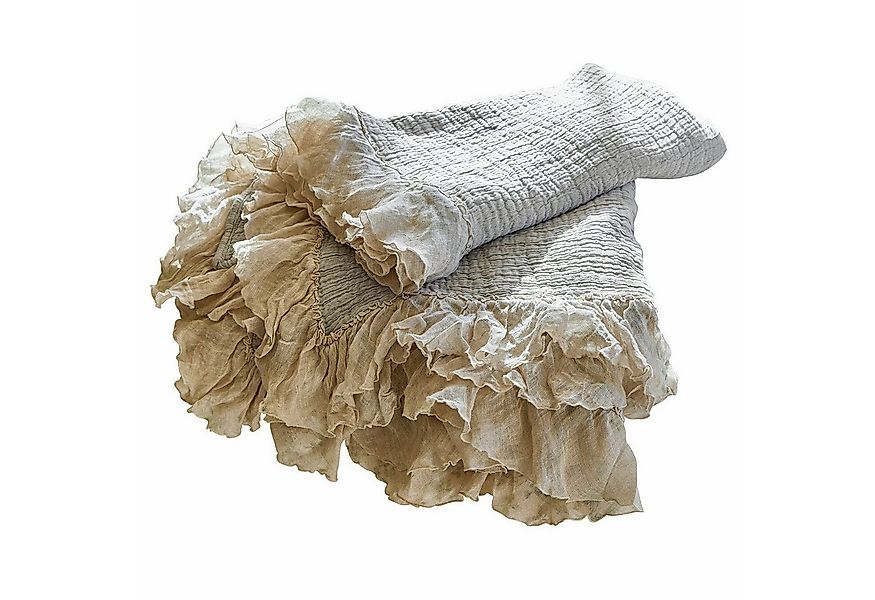 Mirabeau Tagesdecke Quilt Lure grau/leinen günstig online kaufen