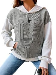 PYLIKE Kapuzenpullover Damen Casual Wintermode Hoodie günstig online kaufen