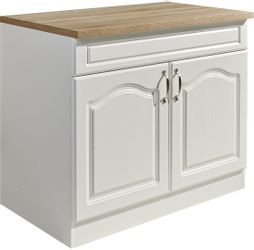 wiho Küchen Spülenschrank "Linz" 100 cm breit, in Landhaus-Optik günstig online kaufen