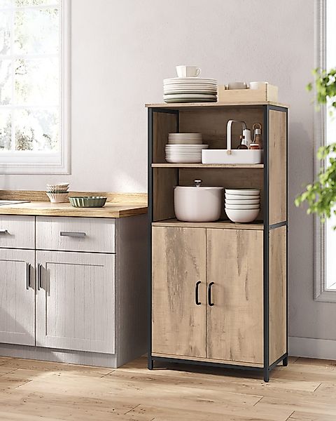 VASAGLE Highboard Küchenschrank, verstellbare Regalebene, 2 günstig online kaufen