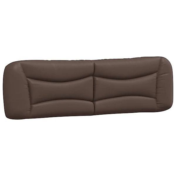 vidaXL Kopfteil-Kissen Hvar Braun 180 cm Kunstleder 374609 günstig online kaufen