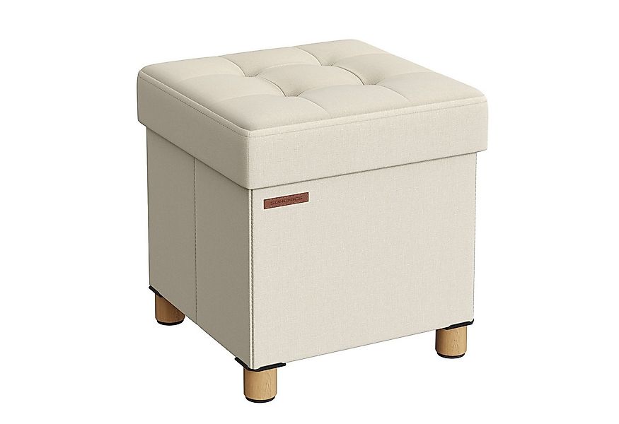 SONGMICS Sitzhocker, mit Stauraum, Schuhbank, klappbare Sitztruhe, Fußbank, günstig online kaufen