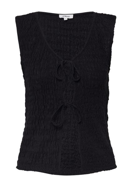 s.Oliver Funktionsweste Indoor-Weste Strukturierte Slim-Fit-Weste aus günstig online kaufen