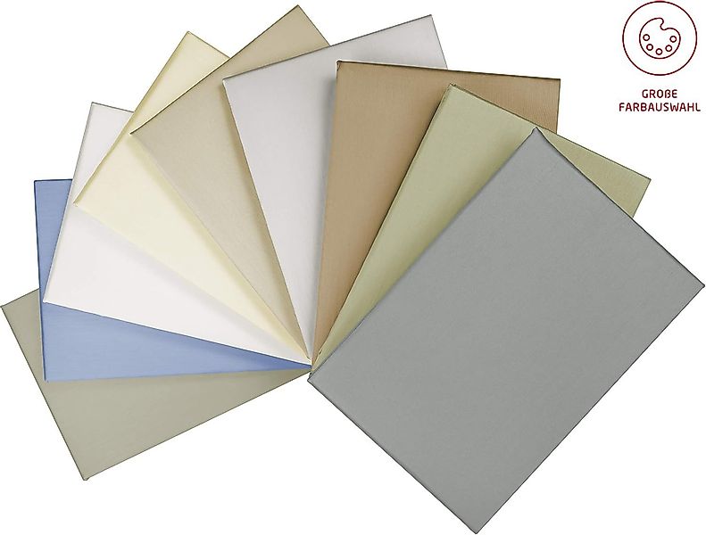 fleuresse Bettwäsche Colours, 100% Baumwolle, 2 günstig online kaufen