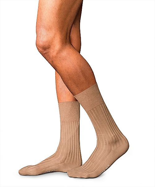 FALKE No. 13 Finest Piuma Cotton Gentlemen Socken, Herren, 41-42, Beige, Un günstig online kaufen