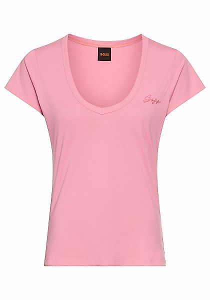 BOSS ORANGE V-Shirt "C Eslane 4", mit Logoschriftzug günstig online kaufen