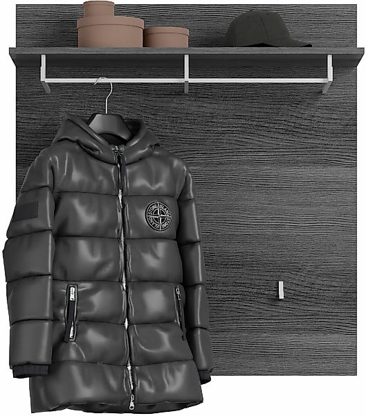 INOSIGN Garderobenpaneel "Siena, Breite 90 cm, 3 Haken, 1 Kleiderstange, 1 günstig online kaufen