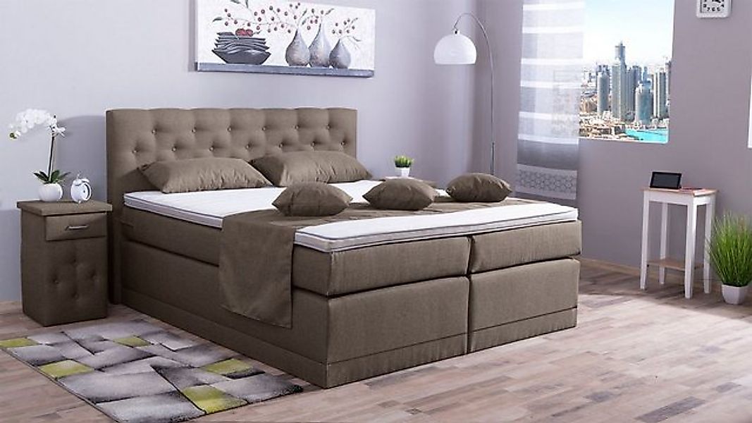 Meisterbetten Boxspringbett Babo (7-Zonen Taschenfederkernmatratzen, Komfor günstig online kaufen