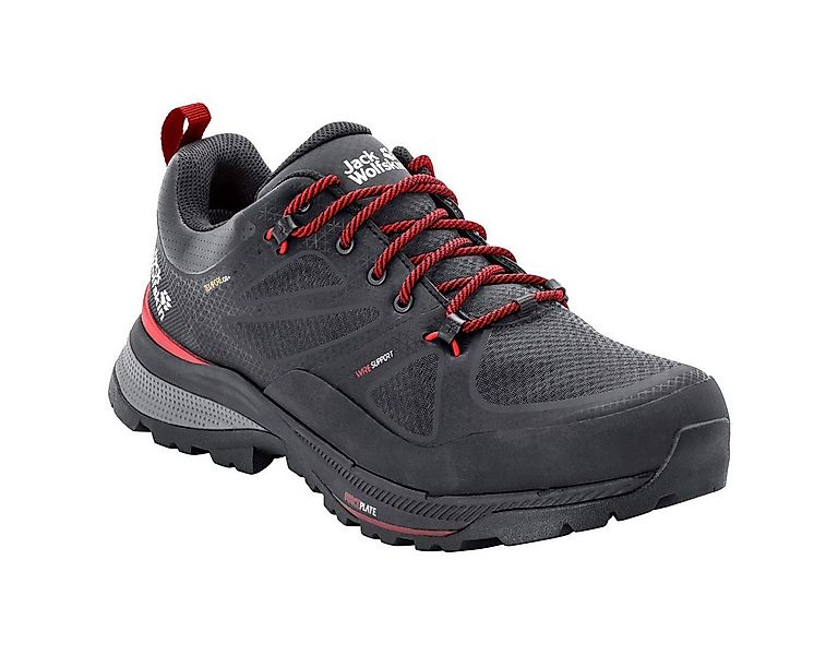 Jack Wolfskin Force Striker Texapore Low wasserdicht grau Herren Wanderschu günstig online kaufen