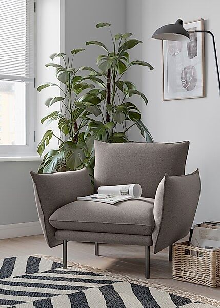 andas Sessel »Stine Cocktailsessel«, Besonderes Design durch Kissenoptik un günstig online kaufen
