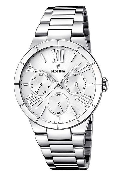 Festina Multifunktionsuhr F16716/1, Armbanduhr, Quarzuhr, Damenuhr, Edelsta günstig online kaufen