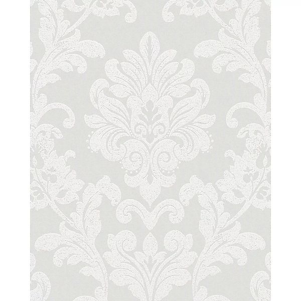 Marburg Vliestapete Floral Ornamental Weiß-Pearl 10,05 m x 0,53 m FSC® günstig online kaufen