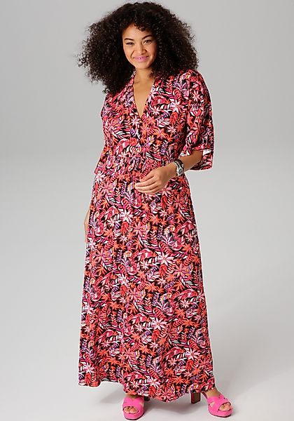 Aniston PLUS Sommerkleid, in trendy Maxilänge günstig online kaufen