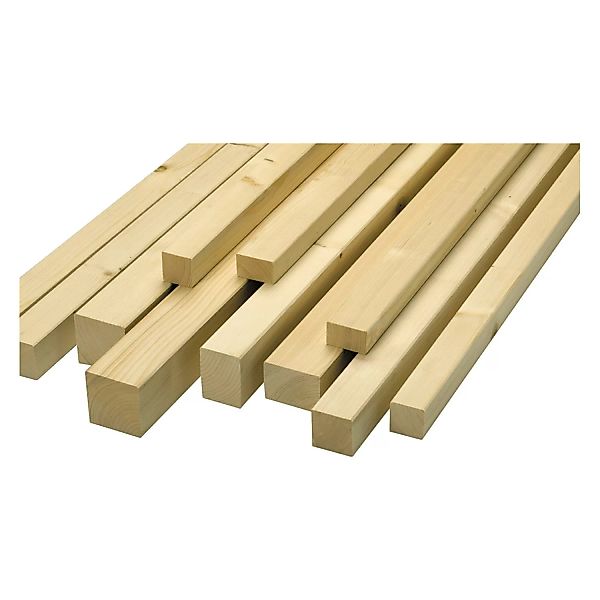 Rahmenholz aus Fichte/Tanne gehobelt 74 mm x 74 mm x 2.000 mm günstig online kaufen