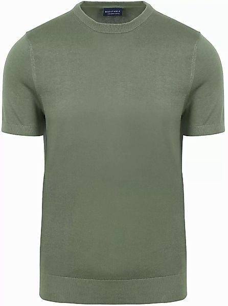 Suitable Knitted T-shirt Grün - Größe L günstig online kaufen